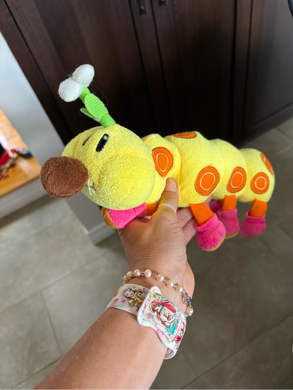 Wiggler Plush - Super Mario Bros. Video Game Character Toy